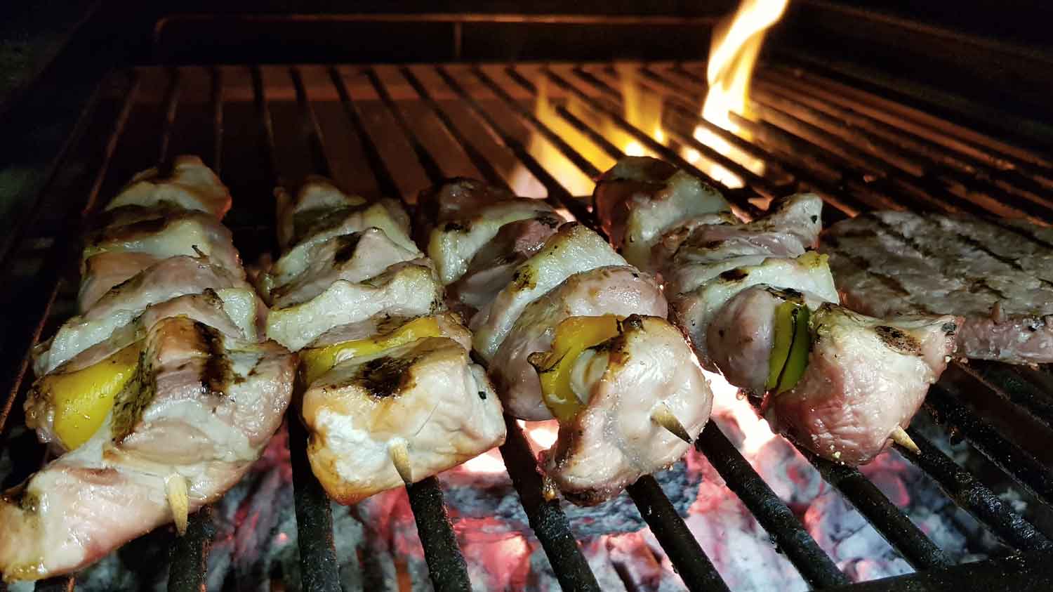 spiedini cotti nel forno spiedini alla griglia