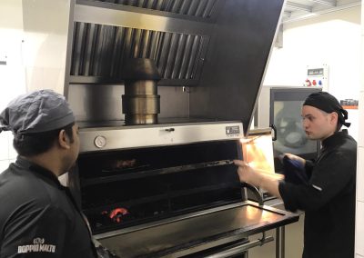 installazione forno a carbone a roma al doppio malto