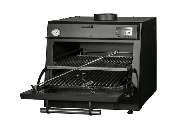 Pira black 70 forno a carbone